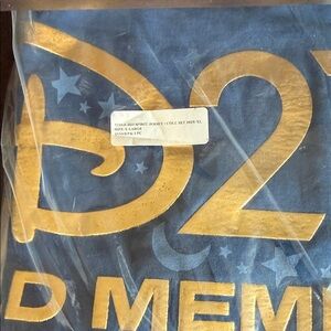 D23 Sorcerer Mickey Blue and Gold Men's Spirit Jersey Tee